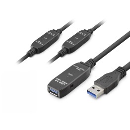 Usb 3.0 Active Repeater Uzatma Kablosu 20 M Siyah HDX7564