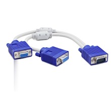 Vga Y Çoklayıcı Kablo 2 Çıkışlı 30 Cm HDX7753