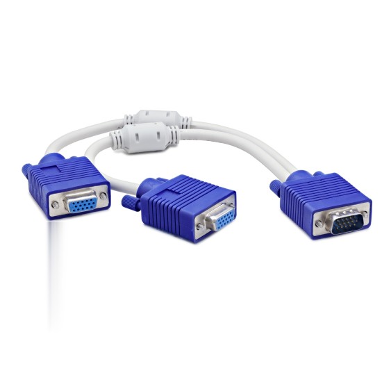 toptan-xml-dropshipping-Vga Y Çoklayıcı Kablo 2 Çıkışlı 30 Cm HDX7753