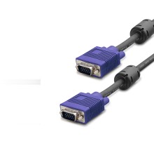 Vga Kablo Od 7.3 Mm 3 M Siyah Mavi HDX7783