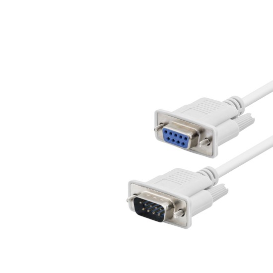toptan-xml-dropshipping-RS232 Seri Port Bağlantı Kablosu 1.5 M - Beyaz HDX7801