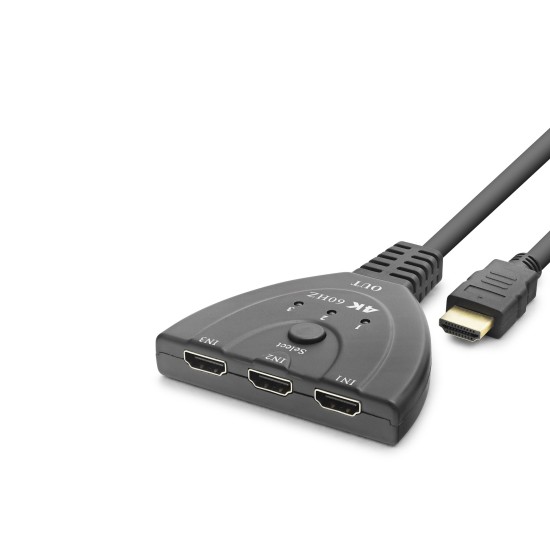 toptan-xml-dropshipping-Hdmı Switch 4K 60 Hz Hdr Kablolu 3 Giriş 1 Çıkış HDX7870