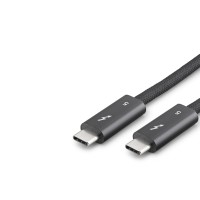 Type-C Thunderbolt 5 120 Gbps 240W 16K 60 Hz Şarj Ve Data Kablosu 0.5 M Siyah HDX7890