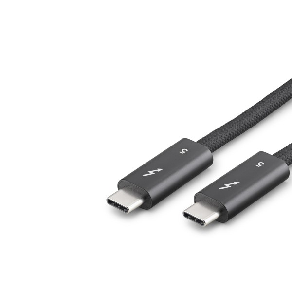 toptan-xml-dropshipping-Type-C Thunderbolt 5 120 Gbps 240W 16K 60 Hz Şarj Ve Data Kablosu 0.5 M Siyah HDX7890