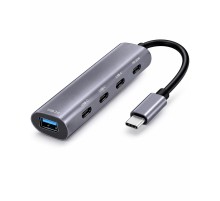 Type-C Hub Pd Usb 3.0 Usb-C 5 Port 60W Gri HDX7895