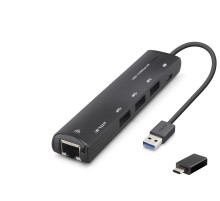 Usb Type-c 3.2 Gen1 Hub Gigabit Lan 4 Port 5 Gbps Siyah HDX7897