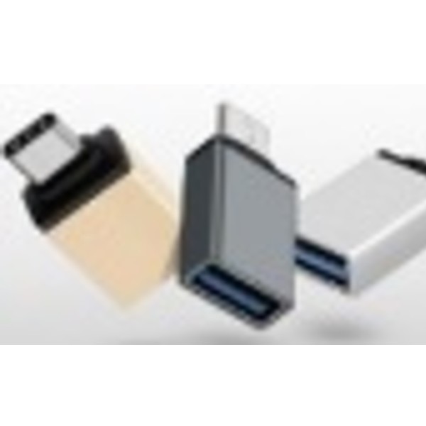 Type-c To Usb 3.2 Otg Metal Gövde Dönüştürücü Adaptör Siyah HDX7899