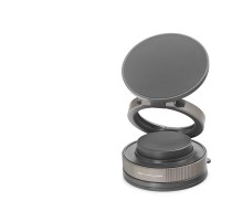 Magsafe Uyumlu Manyetik Vantuzlu 360° Döner Araç Içi Telefon Tutucu Abs - Siyah HDX8026
