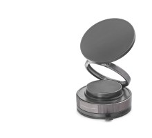 Magsafe Uyumlu Manyetik Vantuzlu 360° Döner Araç Içi Telefon Tutucu Metal - Siyah HDX8027