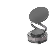 Magsafe Uyumlu Manyetik Vantuzlu 360° Döner Araç Içi Telefon Tutucu Metal - Siyah HDX8027
