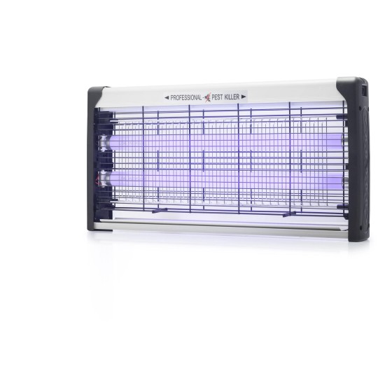 toptan-xml-dropshipping-Elektrikli Sinek Öldürücü Cihaz 30W 49 Cm Floresan Abs Siyah Beyaz HDX9301