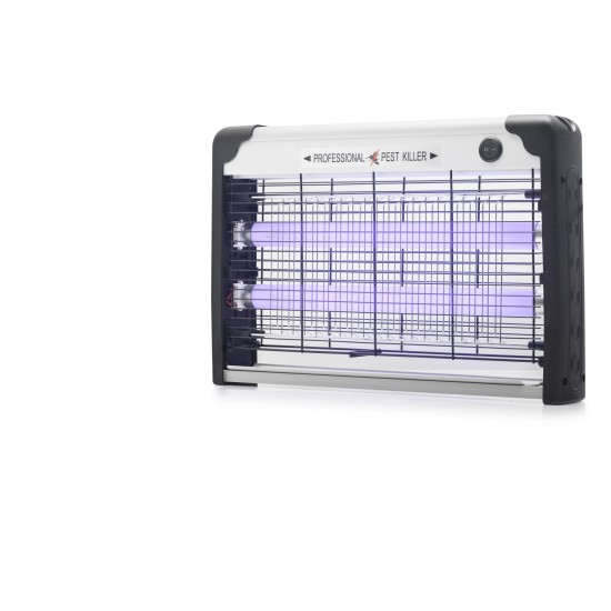 toptan-xml-dropshipping-Elektrikli Sinek Öldürücü Cihaz 20W 39 Cm Floresan Alüminyum Siyah Beyaz HDX9303
