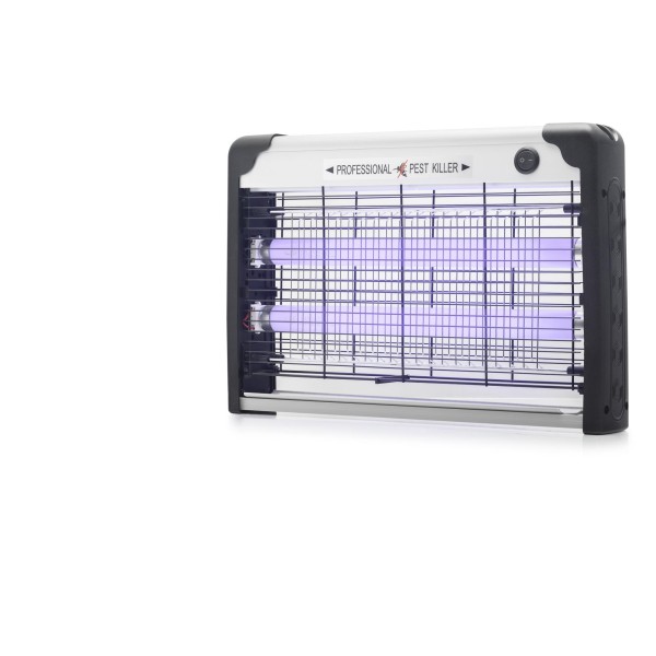 toptan-xml-dropshipping-Elektrikli Sinek Öldürücü Cihaz 20W 39 Cm Floresan Alüminyum Siyah Beyaz HDX9303