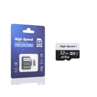32 Gb Microsdhc Hafıza Kartı U3 V30 A1 Class 10 Adaptörlü HS32GB