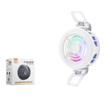 Klipsli Telefon Soğutucu Fan Rgb Beyaz K56