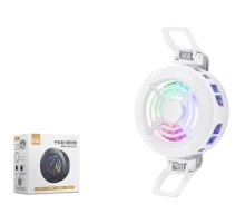 Klipsli Telefon Soğutucu Fan Rgb Beyaz K56
