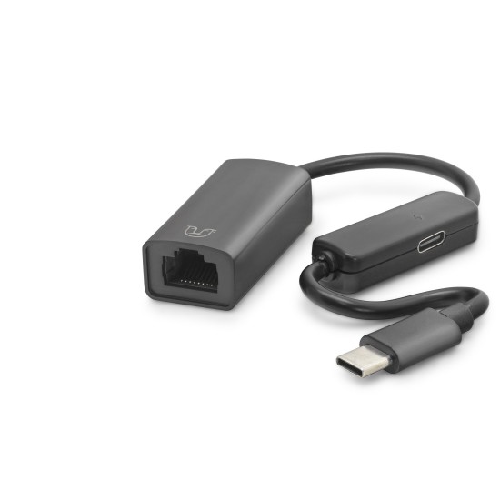toptan-xml-dropshipping-Type C Usb 2.0 Ethernet Adaptör 10/100 Mbps Pd Güç Destekli Siyah L118