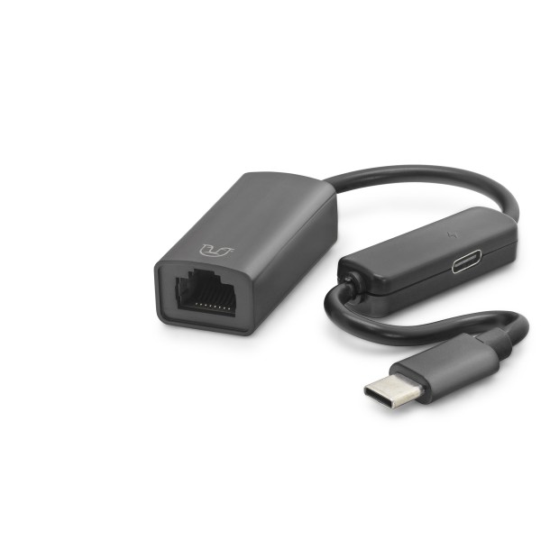 toptan-xml-dropshipping-Type C Usb 2.0 Ethernet Adaptör 10/100 Mbps Pd Güç Destekli Siyah L118