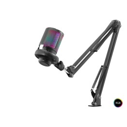Gaming Rgb Mikrofon Seti Ayarlı Masa Kolu Type-C 192Khz 24Bit - Siyah ME6S35B