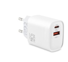 Usb Type-c Çift Çıkışlı Hızlı Şarj Adaptörü 45W Beyaz ND1013
