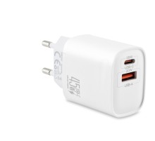 Usb Type-c Çift Çıkışlı Hızlı Şarj Adaptörü 45W Beyaz ND1013