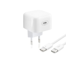 Type-c Hızlı Şarj Seti 45W Type-c Adaptörlü 1 M Örgülü Kablolu Beyaz ND1014