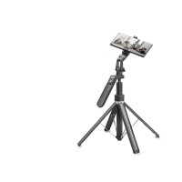 Quadrupod Telefon Standı Ve Selfie Çubuğu Bluetooth Kumandalı 180 Cm Siyah ND1034
