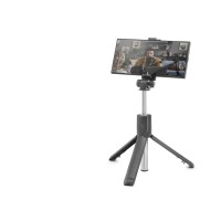 Telefon Tripodu Ve Selfie Çubuğu Seti Bluetooth Kumandalı 69 Cm - Siyah Pembe ND1037