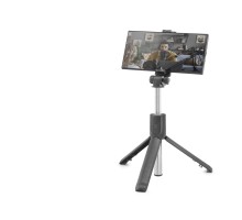 Telefon Tripodu Ve Selfie Çubuğu Seti Bluetooth Kumandalı 69 Cm - Siyah Pembe ND1037