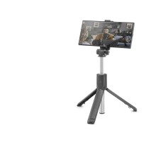 Telefon Tripodu Ve Selfie Çubuğu Seti Bluetooth Kumandalı 69 Cm - Siyah Pembe ND1037