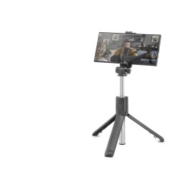 Telefon Tripodu Ve Selfie Çubuğu Seti Bluetooth Kumandalı 69 Cm - Siyah Pembe ND1037