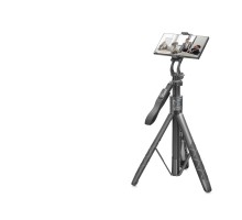Telefon Tripodu Ve Selfie Çubuğu Bluetooth Kumandalı 153 Cm Siyah ND1049