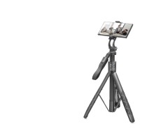 Telefon Tripodu Ve Selfie Çubuğu Bluetooth Kumandalı 153 Cm Siyah ND1049