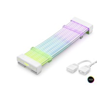 24 Pin Argb Anakart Güç Uzatma Kablosu Bükülebilir 2 Mm 108 Led Beyaz ND2812W