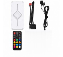 Argb Fan Ve Led Kontrolcü Hub Seti Uzaktan Kumandalı Beyaz ND2816W