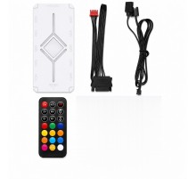 Argb Fan Ve Led Kontrolcü Hub Seti Uzaktan Kumandalı Beyaz ND2816W