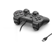 Pc Uyumlu Kablolu Usb Gamepad Oyun Kolu - Siyah ND401