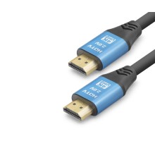 Hdmi 2.0 Kablo 4K Uhd 19+1 Od 8.0 Mm 1.5 M - Siyah Mavi ND4050