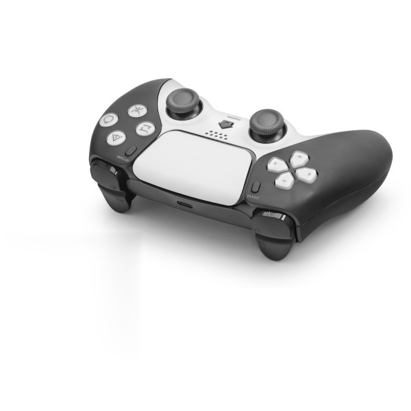 toptan-xml-dropshipping-Ps4 Uyumlu Kablosuz Gamepad Oyun Kolu - Siyah Beyaz ND500E