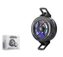 Manyetik Klipsli Telefon Soğutucu Fan Rgb Isı Göstergeli Siyah SL70