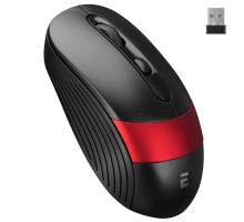 Kablosuz Mouse 1600 Dpi Siyah Kırmızı SM18SK