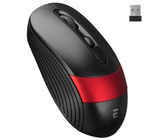 Kablosuz Mouse 1600 Dpi Siyah Kırmızı SM18SK