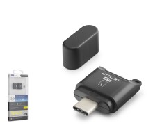 Type-c 3.2 Gen1 Kart Okuyucu Microsd 5 Gbps Siyah TC302