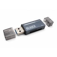 Usb Type-C 3.2 Gen1 Sd Microsd Kart Okuyucu 5 Gbps Gri TC306AC