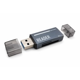 Usb Type-C 3.2 Gen1 Sd Microsd Kart Okuyucu 5 Gbps Gri TC306AC