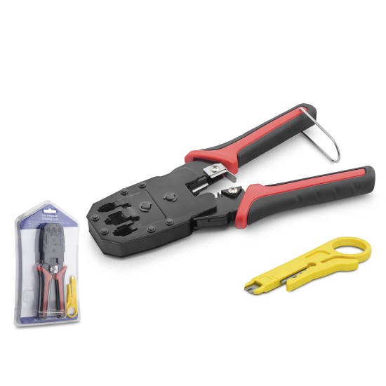 toptan-xml-dropshipping-Rj45 8P8C Network Sıkma Pensesi Kırmızı TK154