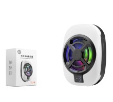 Manyetik Telefon Soğutucu Fan Rgb Isı Göstergeli Beyaz TL16
