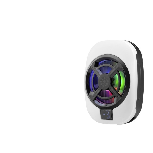 toptan-xml-dropshipping-Manyetik Telefon Soğutucu Fan Rgb Isı Göstergeli Beyaz TL16