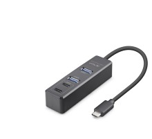 Type-c 3.2 Gen2 Hub 4 Port 10 Gbps Siyah TU1009