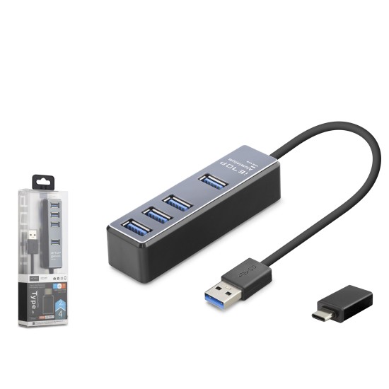 toptan-xml-dropshipping-Type-c 3.1 Gen1 Hub 4 Port 5 Gbps TU309
